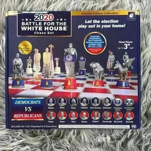 As Seen On TV 2020 Battle for The White House Chess Set Board Game - Picture 3 of 8